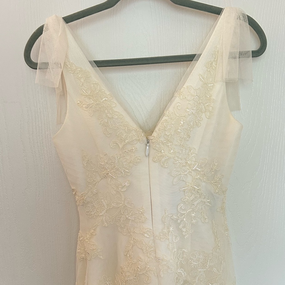 Vera Wang Lace Wedding Gown - Picture 4 of 5